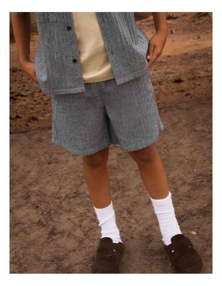 Hekarl Shorts in Navy Blazer