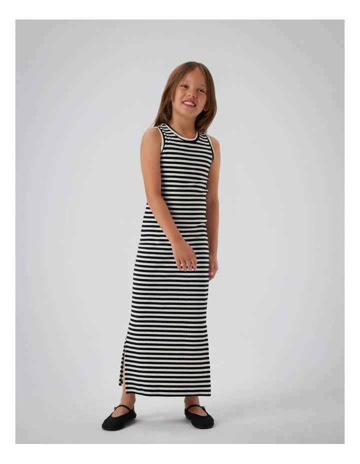 Suraja Stripe Maxi Dress in Black