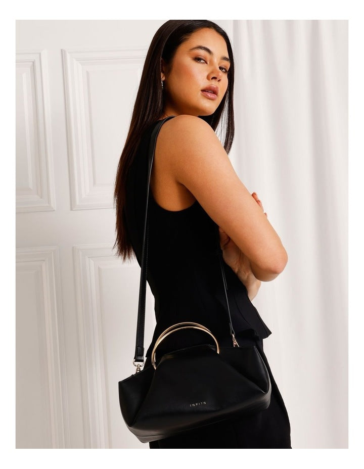 Misha Crossbody Bag in Black