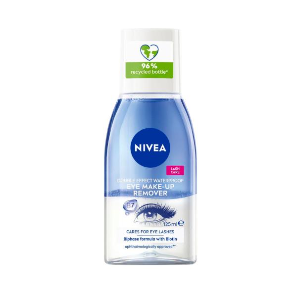 NIVEA VISAGE DOUBLE EFFECT EYE MAKEUP REMOVER 125ML