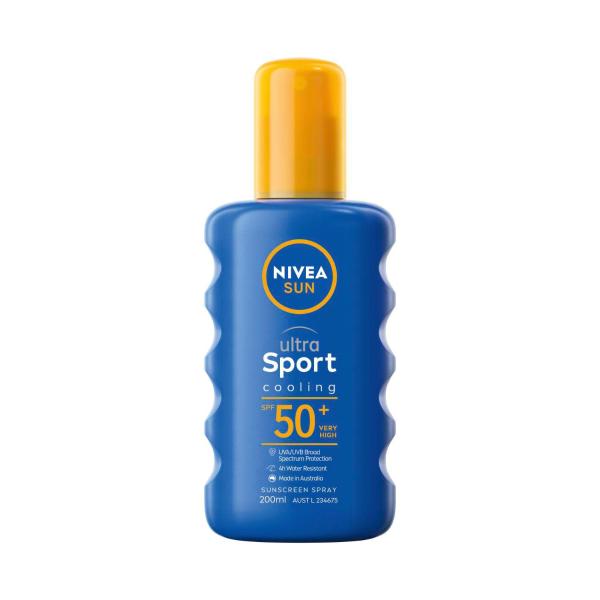 NIVEA SUN SPF 50+ SUNSCREEN ULTRA SPORT SPRAY 200ML
