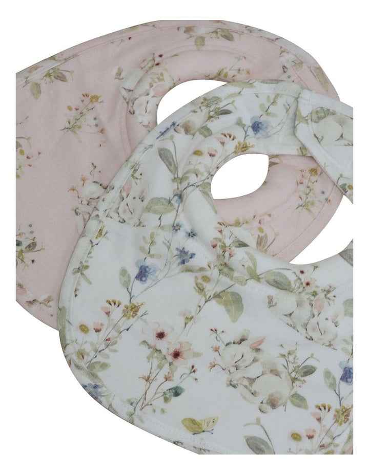 Sleeping Bunny Dribble Bibs 2 Pack in Multi