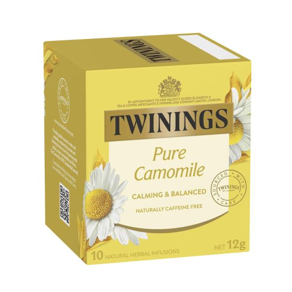 TWININGS PURE CAMOMILE INFUSIONS TEA BAGS 10 PACK