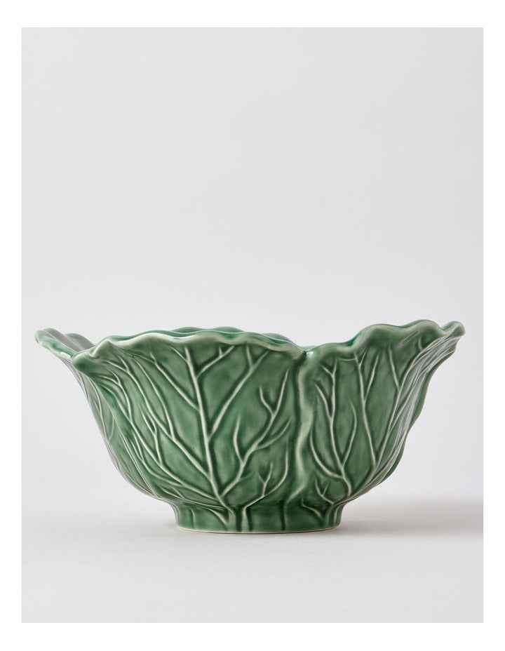 Ivy Cabbage Decorative Bowl 26cm in Green