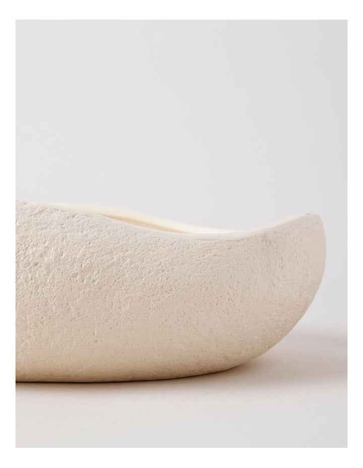 Peninsula Ceramic Wavy Bowl 30cm in Cream