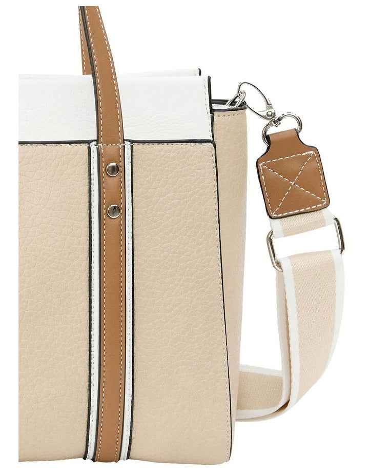 Dani Satchel Bag in Nude Multi