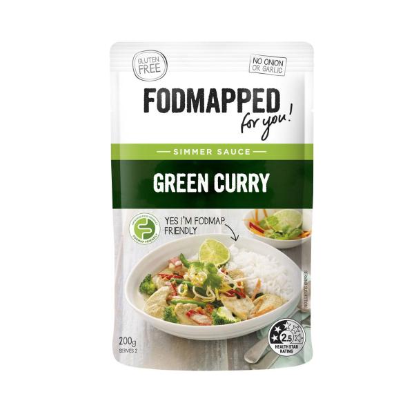 FODMAPPED SIMMER SAUCE:GREEN CURRY:.:200GRAM