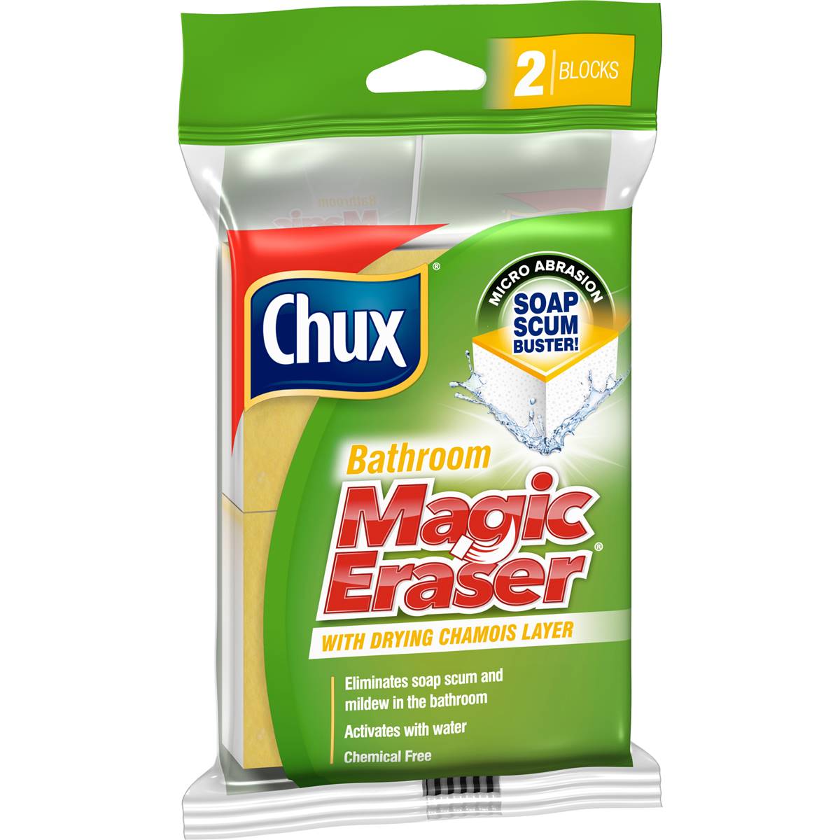 Chux Magic Eraser Bathroom 2 Pack