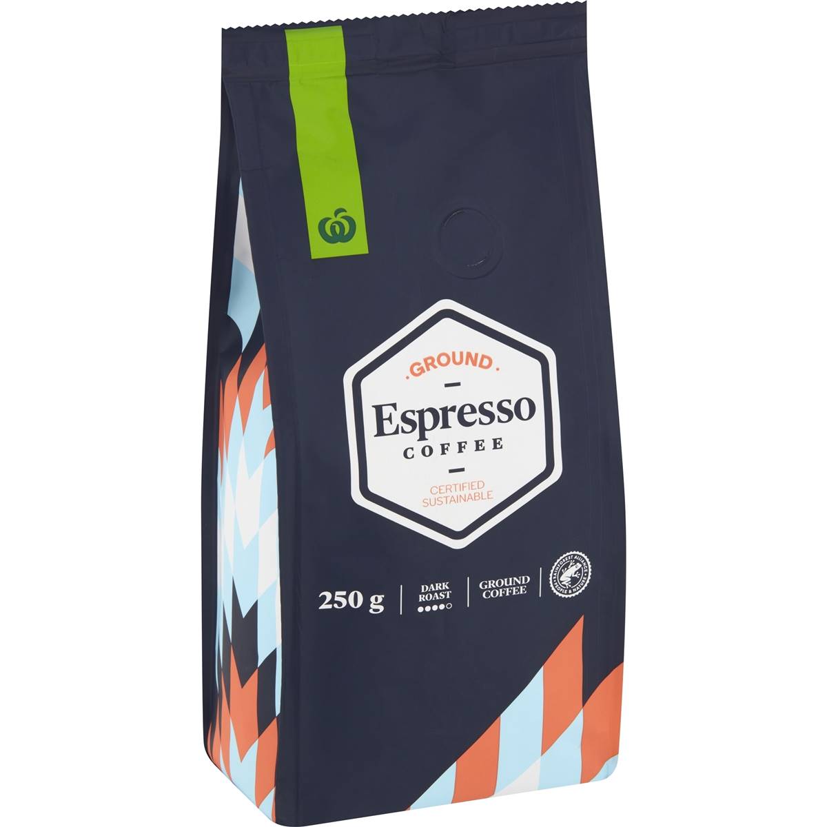 Woolworths Ground Coffee Espresso 250g