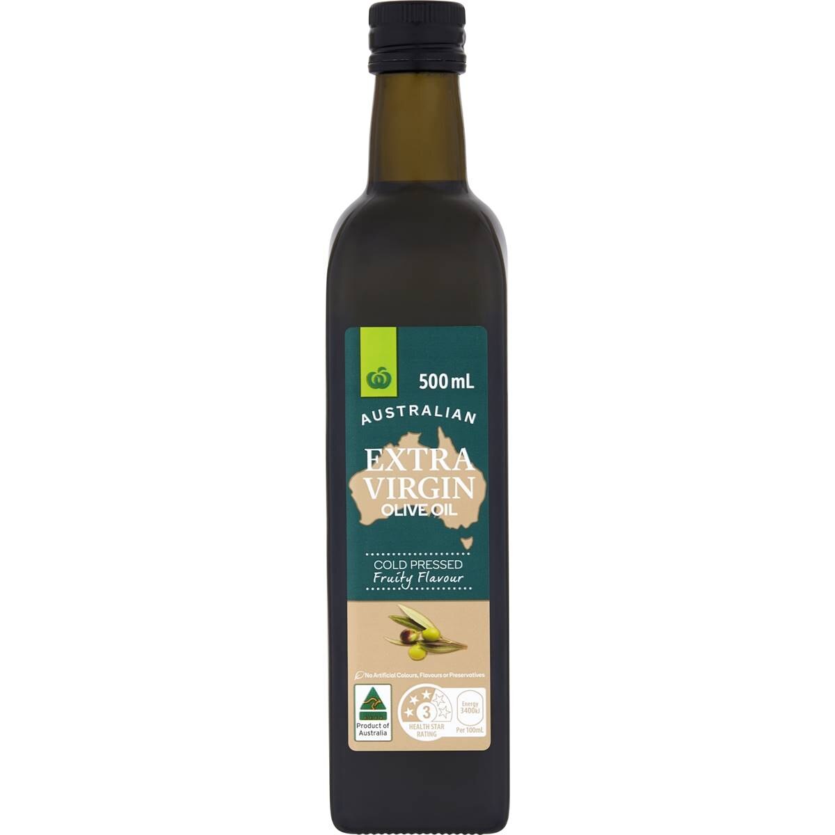 Woolworths Extra Virgin Olive Oil 500ml