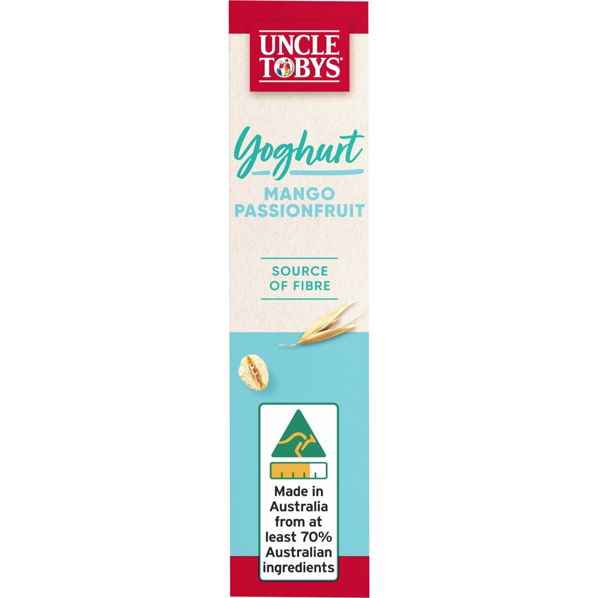 Uncle Tobys Muesli Bars Yoghurt & Mango & Passionfruit 6 Pack