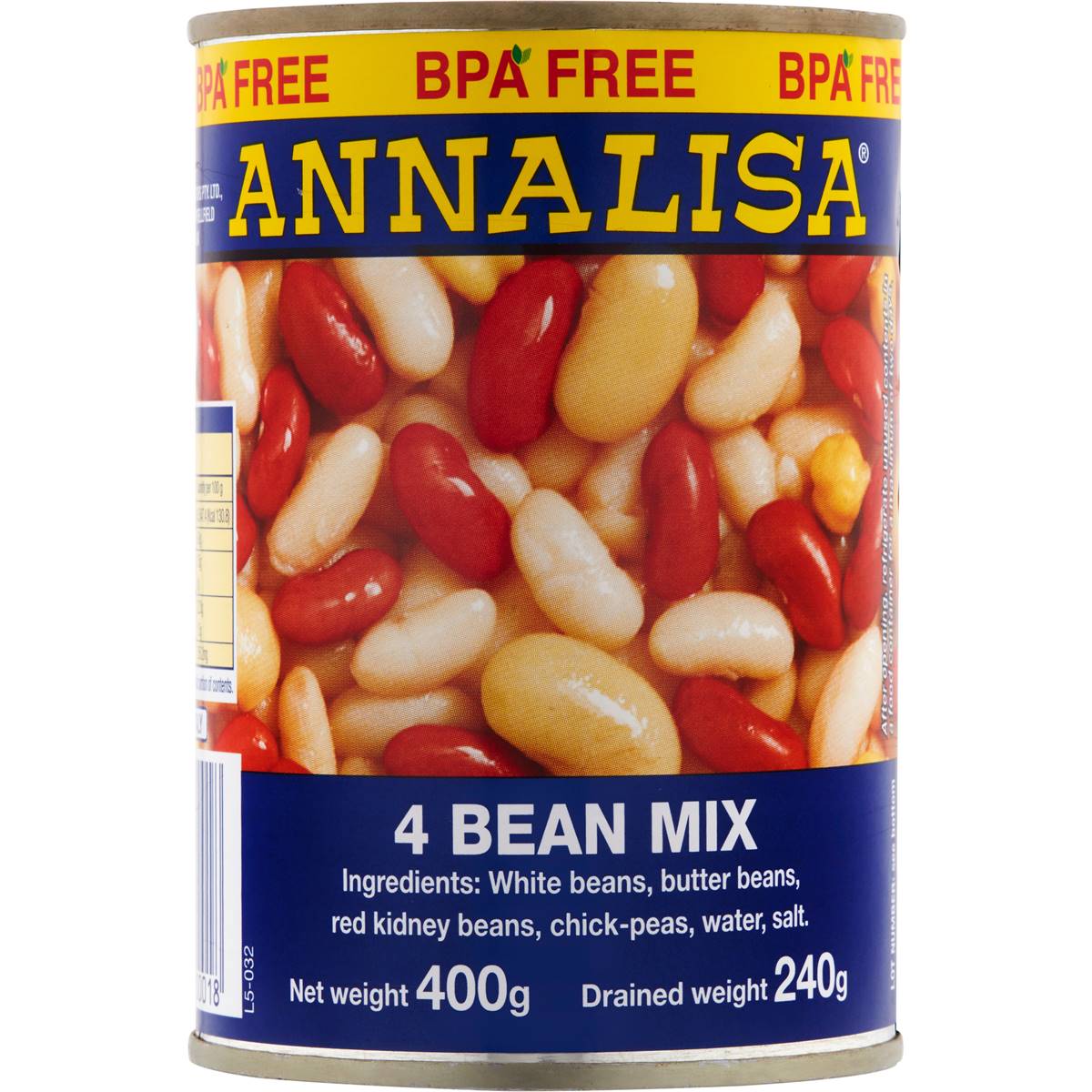 Annalisa Beans Four Mix 400g