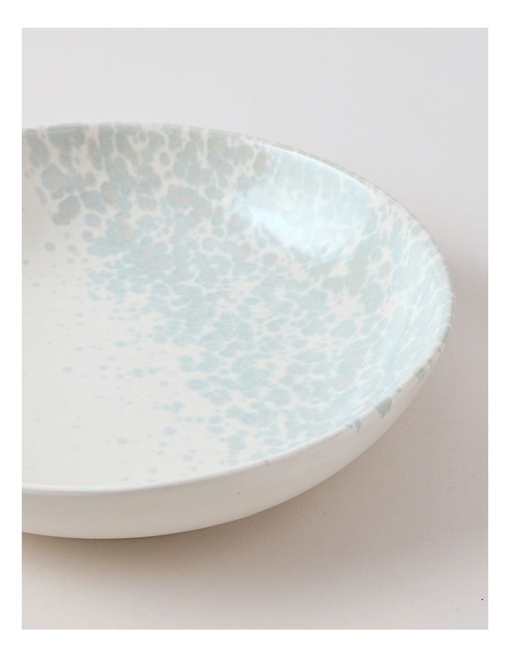 Hinterland Serving Bowl in White/Blue
