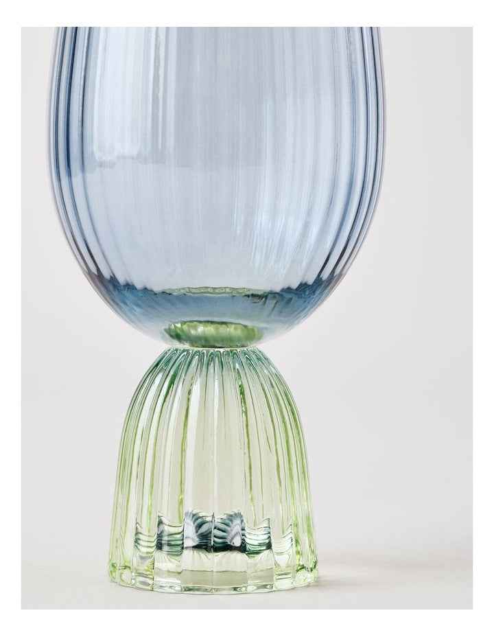 Pastel Brights Wine Glass Set of 2 in Blue/Green