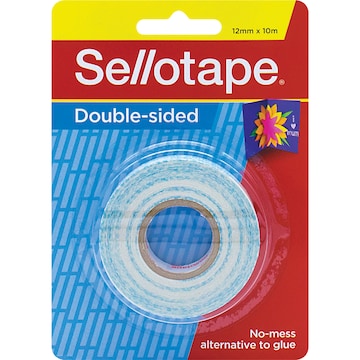 Sellotape Tape Double Sided 12Mmx10M each
