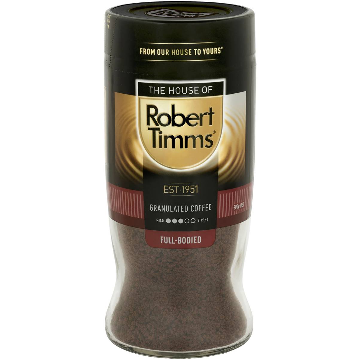 Robert Timms Premium Full-Bodied Granulated Coffee 200g