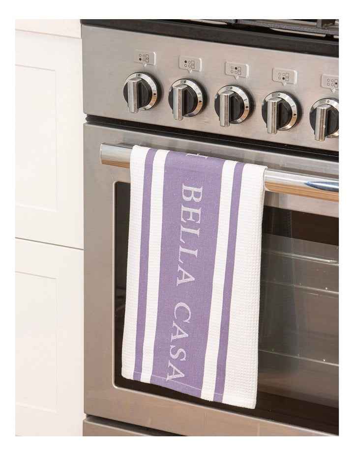 Bella Casa Kitchen Towel 2 Pack in Lilac