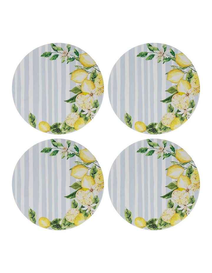 Hardboard Capri Round Coaster 4 Pack in Multi
