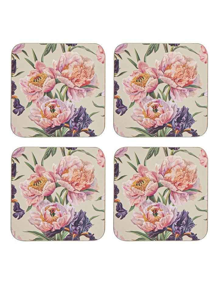 Hardboard Coventry Square Coaster 4 Pack in Multi