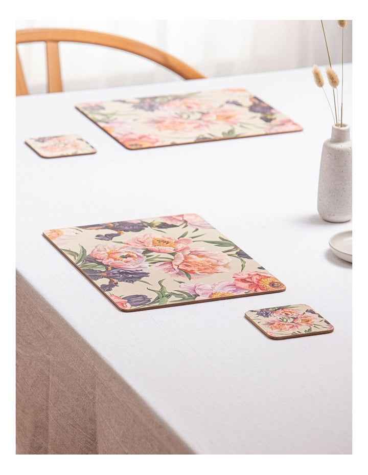Hardboard Coventry Square Coaster 4 Pack in Multi