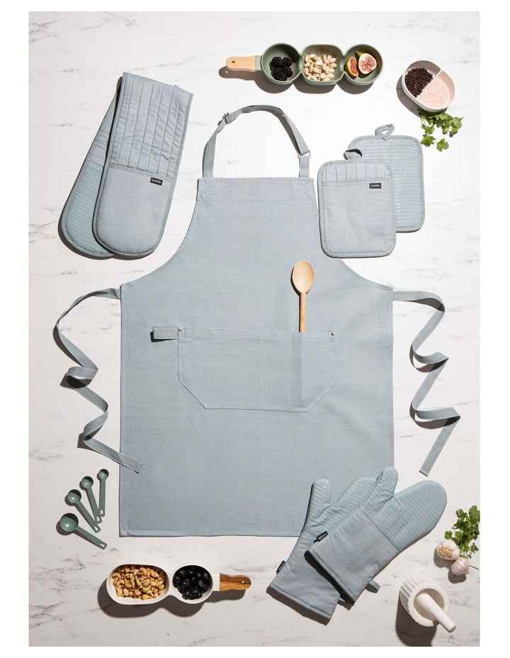 Lennox Oven Mitt in Sea Mist