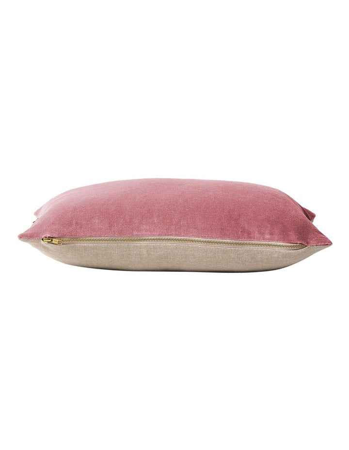 Luxury Velvet Rectangle Cushion in Orchid