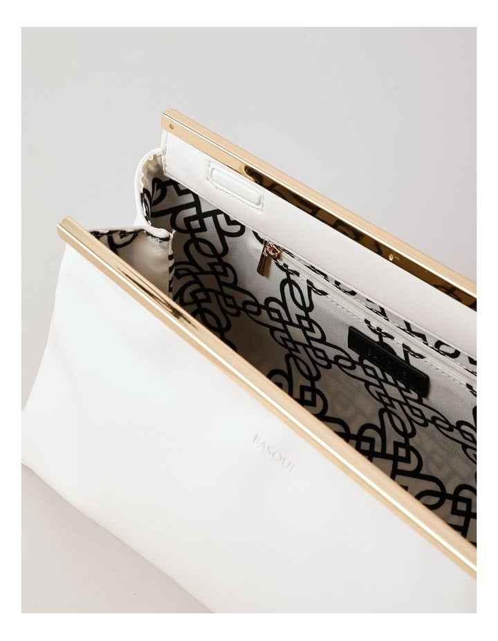 Carrie Clutch Bag in White