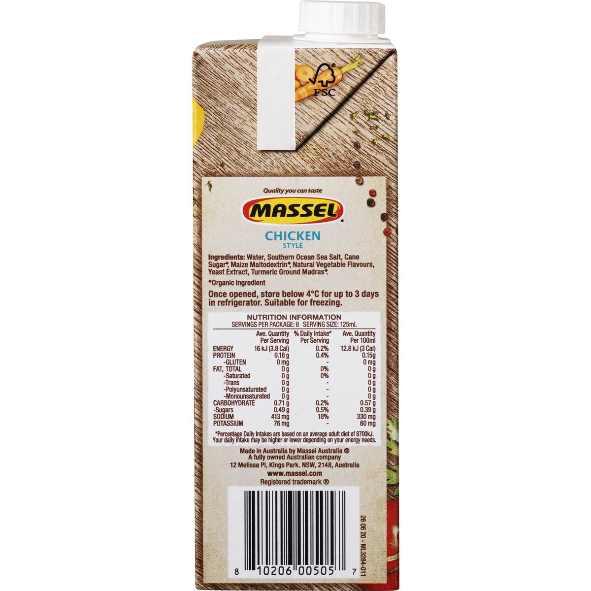 Massel Gourmet Liquid Stock Chicken 1l