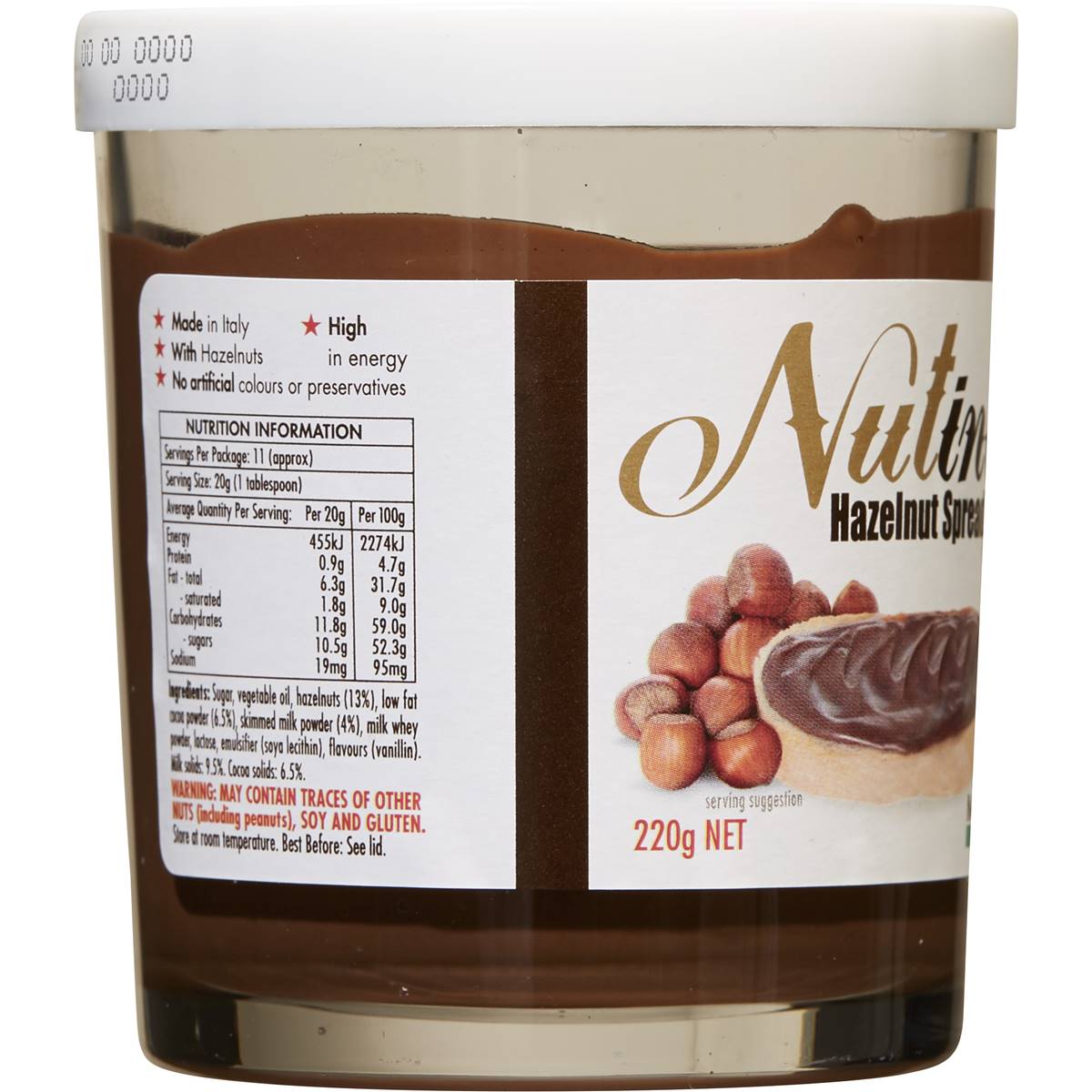 Nutino Hazelnut Spread Spread 220g