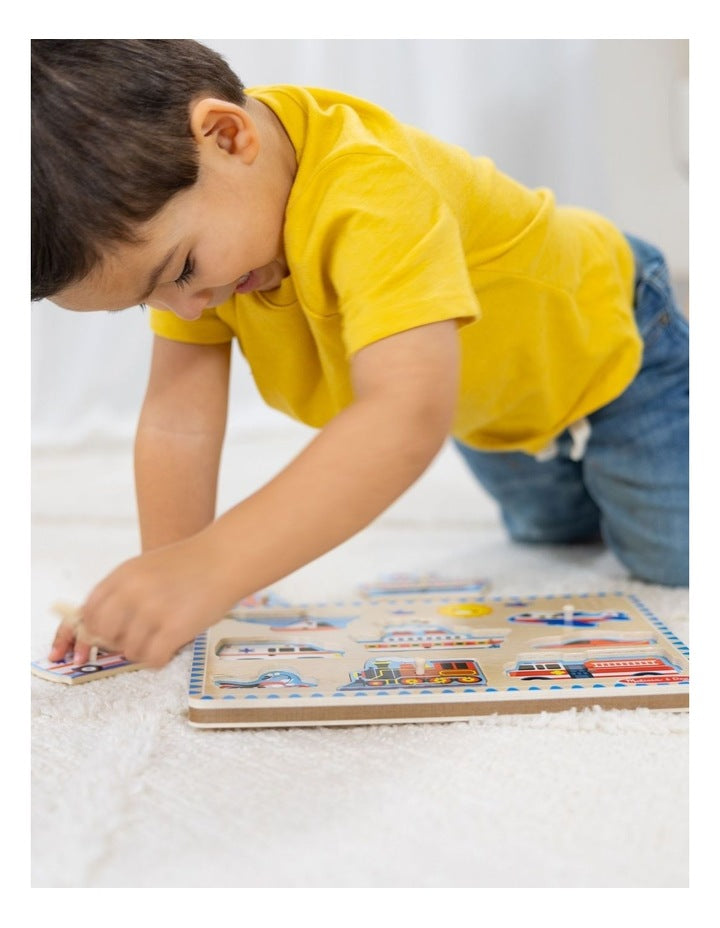 Vehicles Sound Puzzle - 8 Pieces