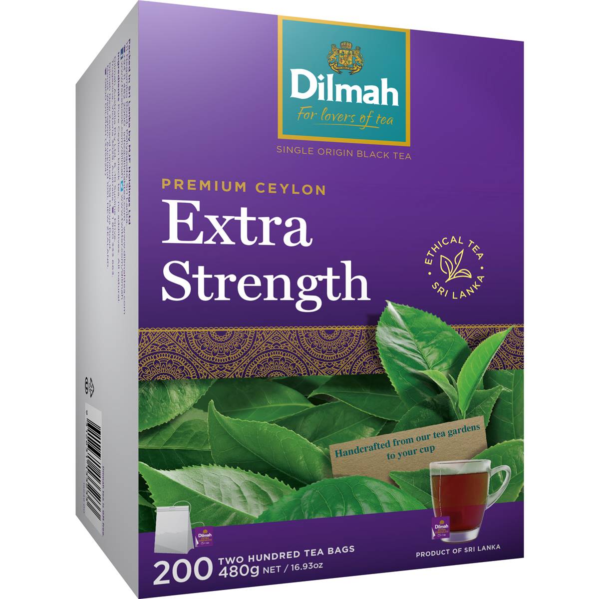 Dilmah Extra Strength Tea Bags 200 Pack