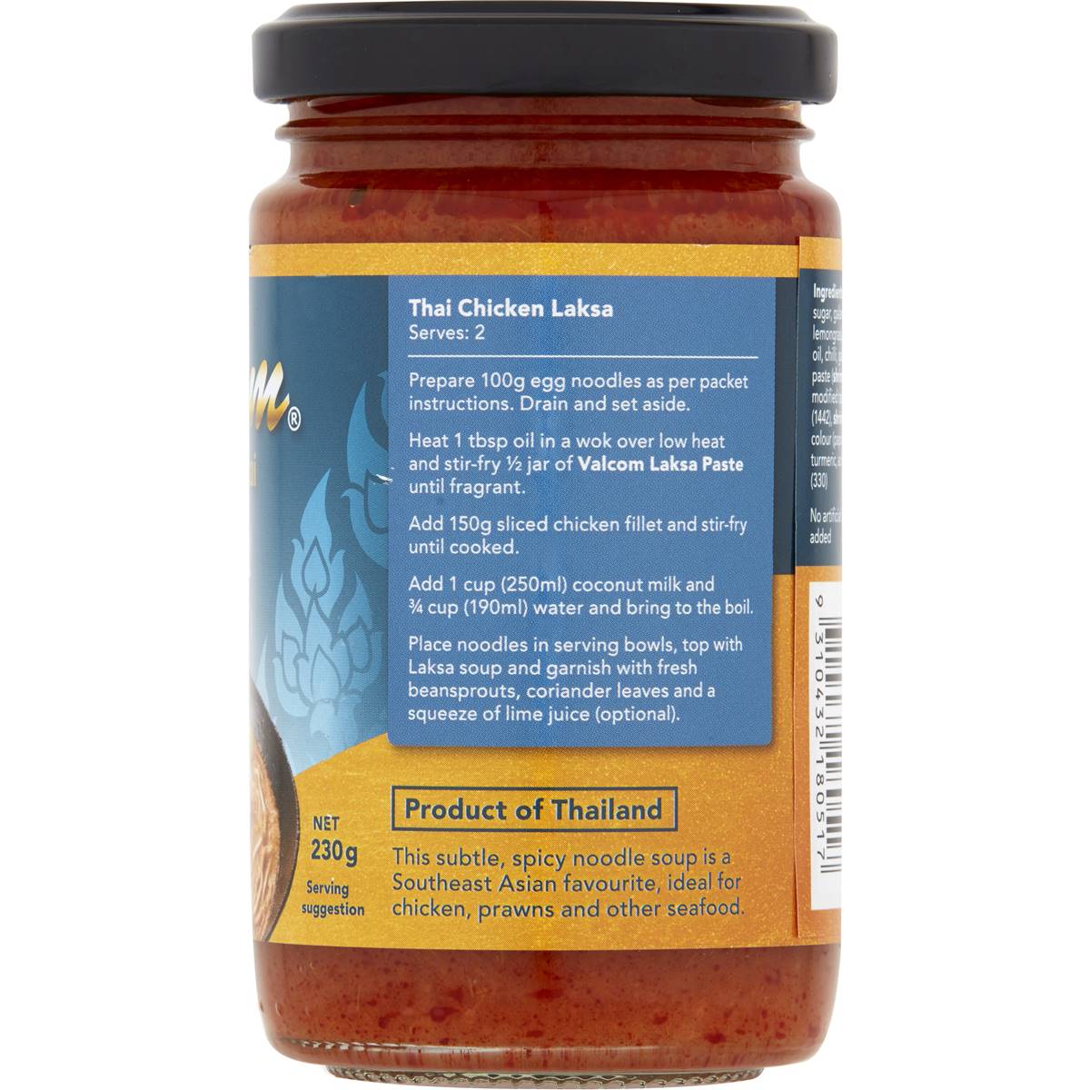 Valcom Paste Laksa 230g