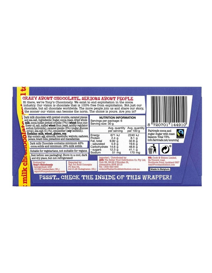 Dark Milk Pretzel Toffee (180g)