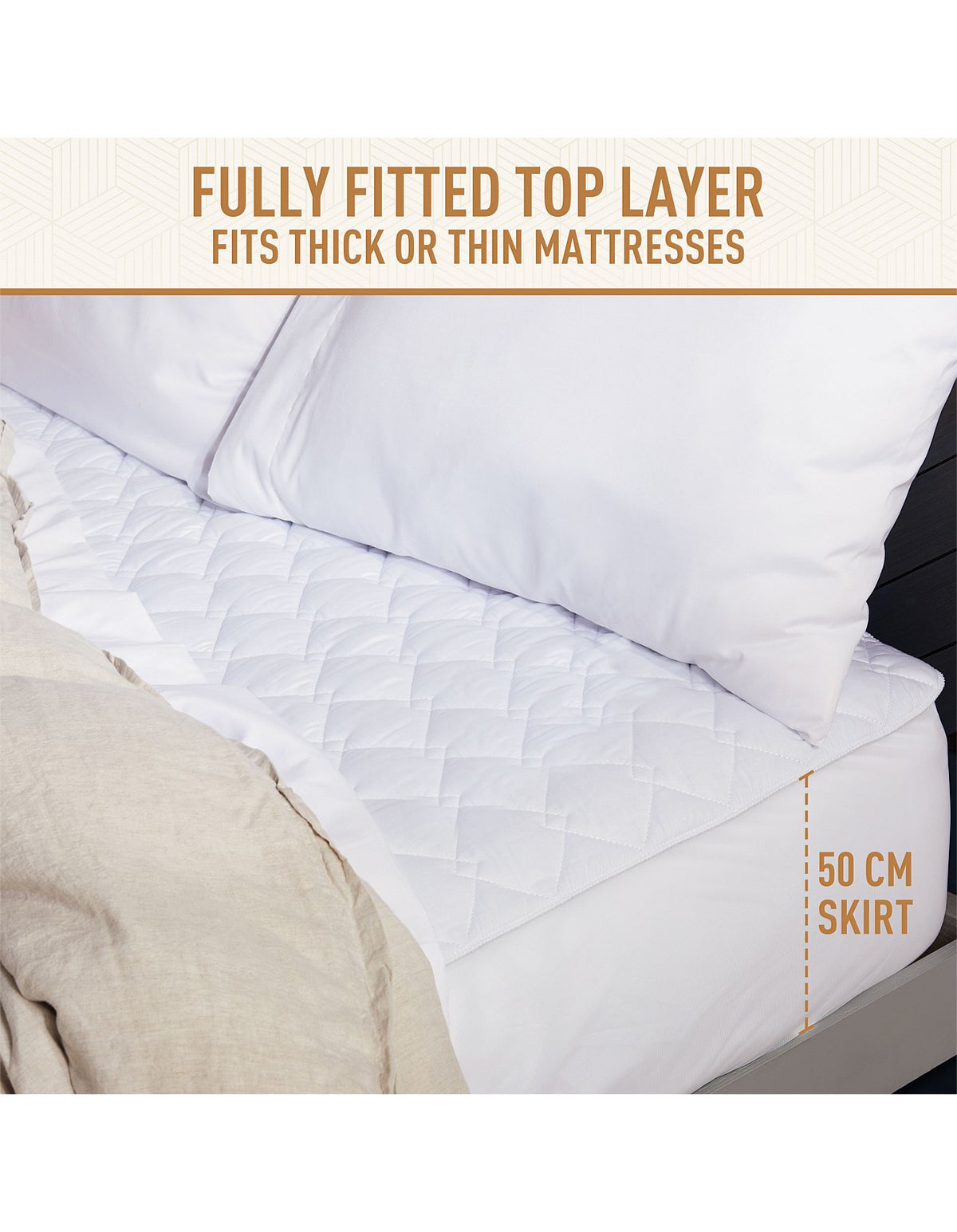 Sleep Perfect Quilted Anti-Bacterial - Queen