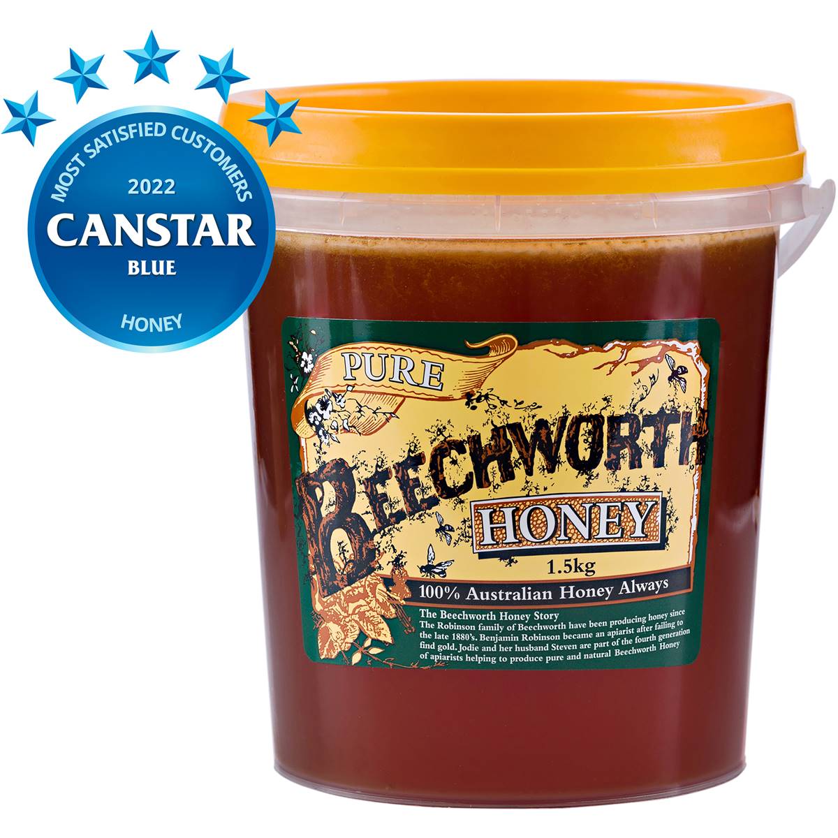 Beechworth 100% Pure Australian Honey Tub 1.5kg