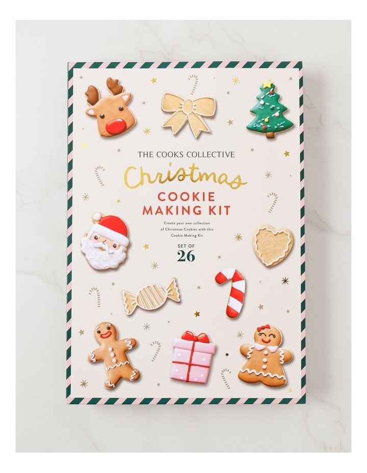 Christmas Cookie Cutter Set of 26 in Silver