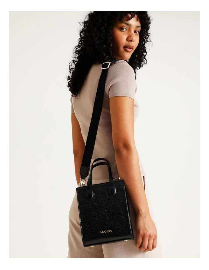 Aruba Mini Tote Bag in Black Combo