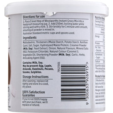 Woolworths Flavoured Instant Gravy Chicken 120g