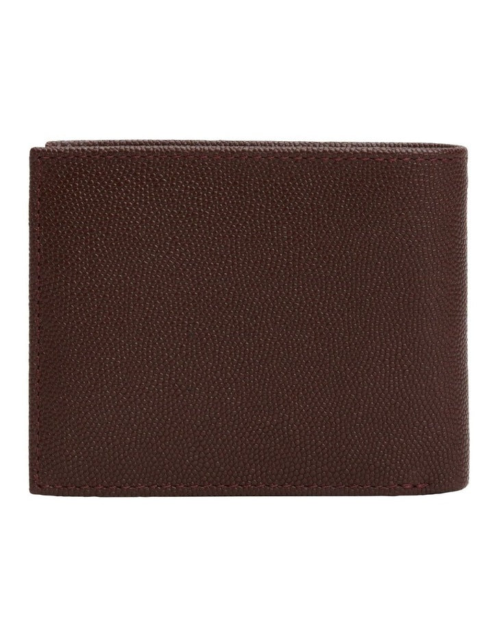 Flag Mini Credit Card Wallet in Brown