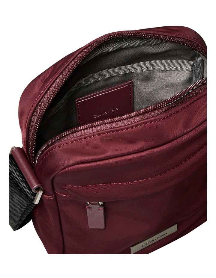 Matte Nylon Reporter Bag in Decadent Chocolate