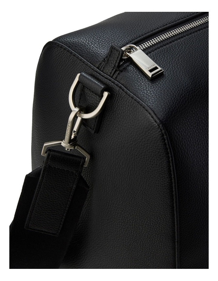 Micro Pebble Duffle Bag in Black