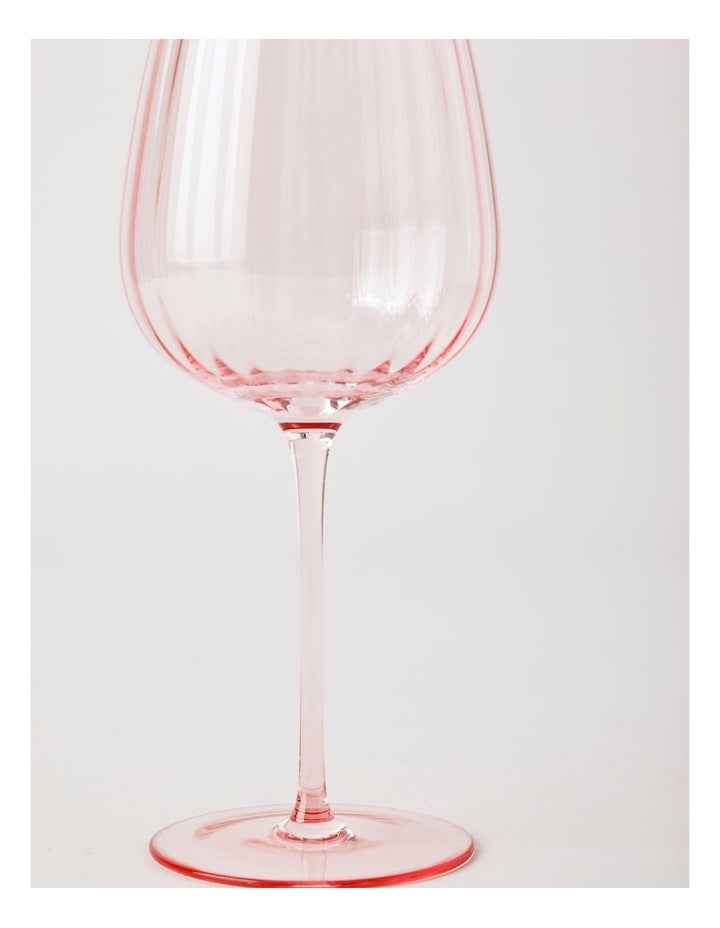 Cordelia Wine Glass Set of 4 in Pink