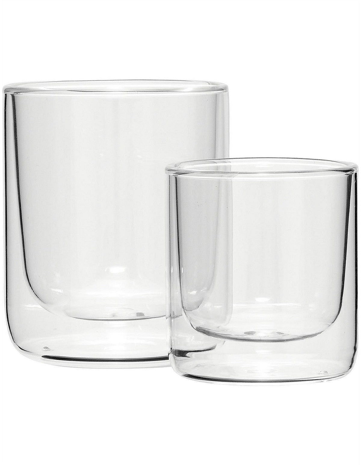 Errol 170ml Double Wall Glasses Clear Set of 2