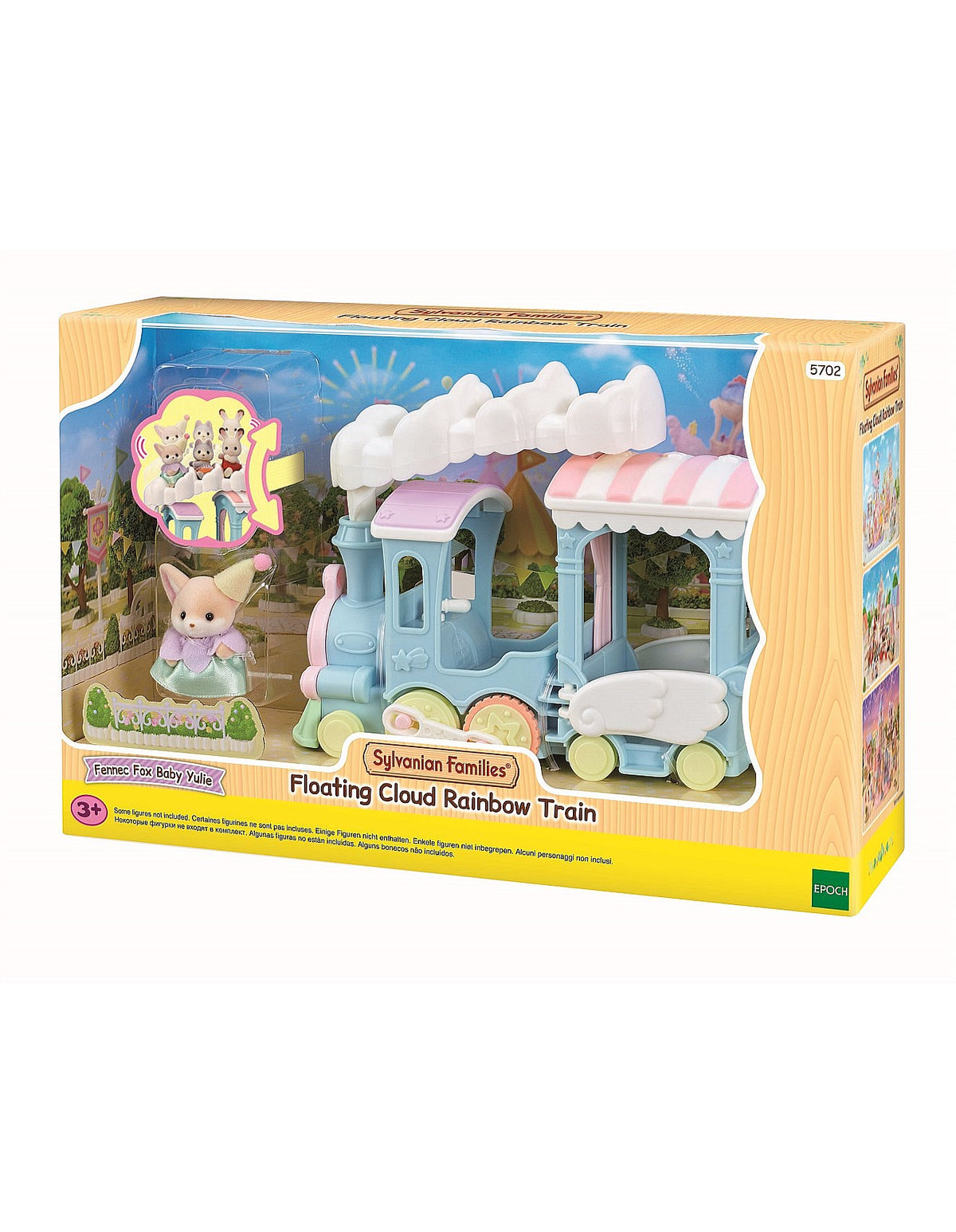 Floating Cloud Rainbow Train