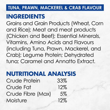Fancy Feast Adult Tuna Prawn Mackerel & Crab Flavour Dry Cat Food 450g