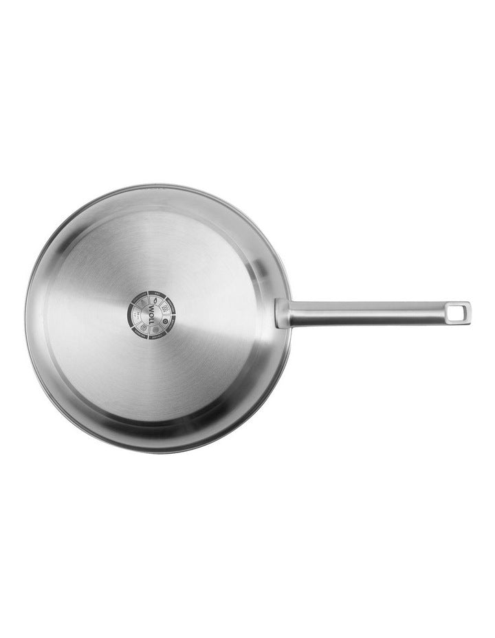 Steel Twin Frypan Set 20x28cm in Silver