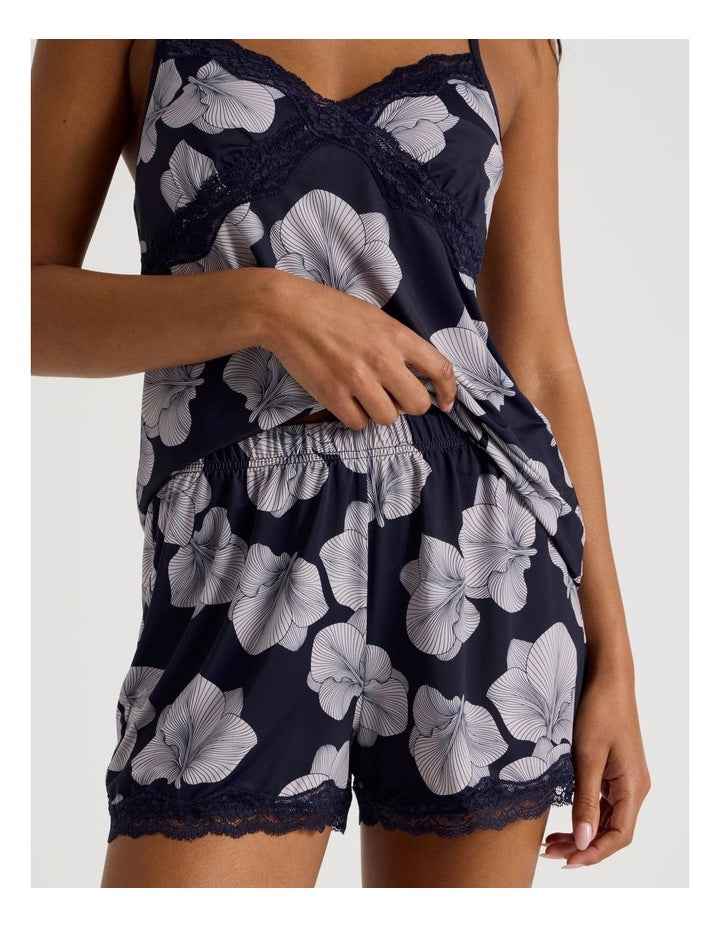 Aurora Cami Boxer PJ Set in Orchid Floral Print
