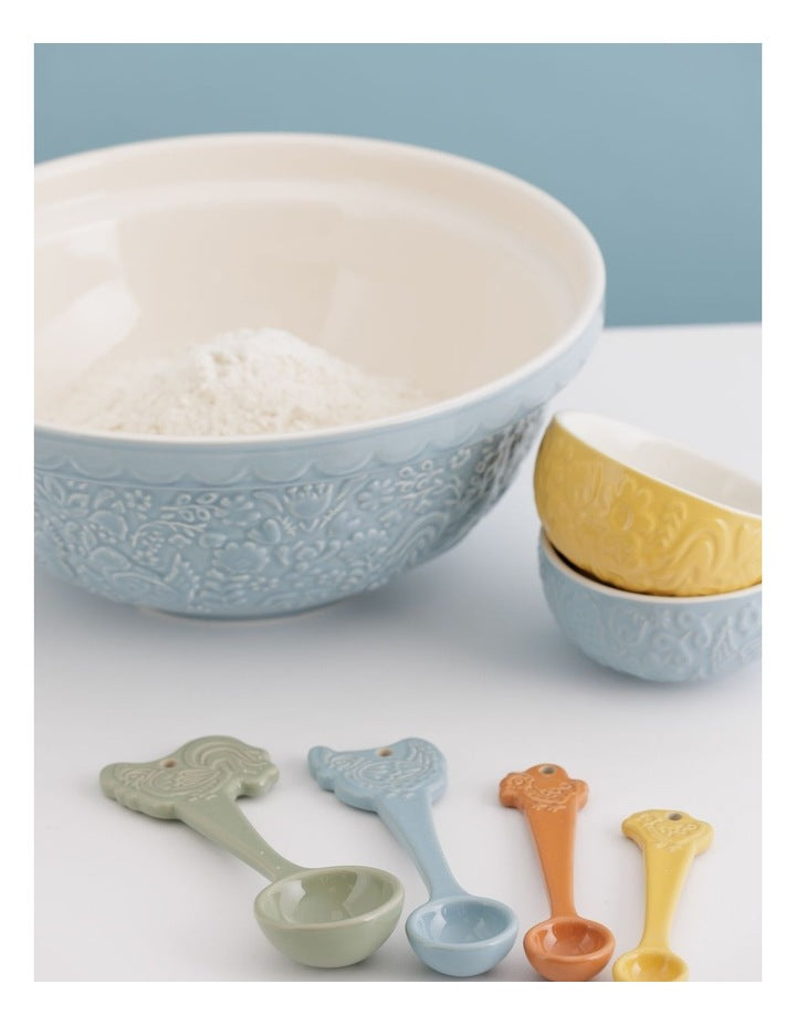 Home To Roost Hen Mixing Bowl 26cm/2.7L in Blue