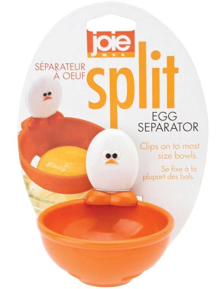 Split Egg Separator in Orange