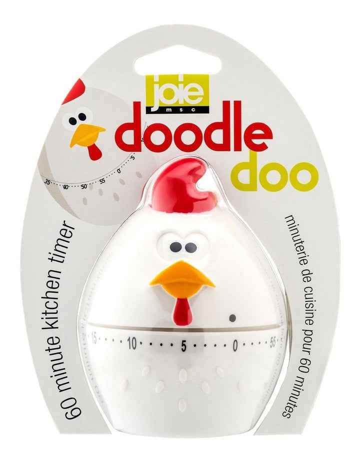 Doodle Doo Timer in White